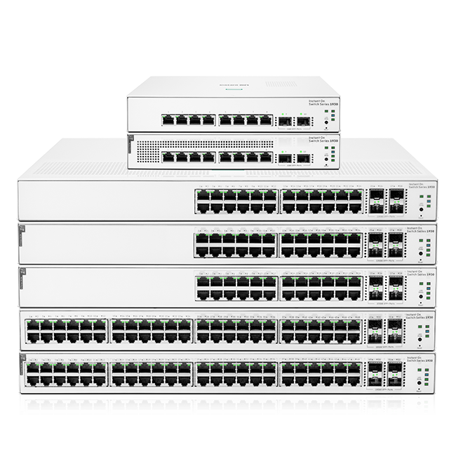 HPE Aruba Instant On 1930 24G Class4 PoE 4SFP/SFP+ 195W Switch - Conmutador - L3